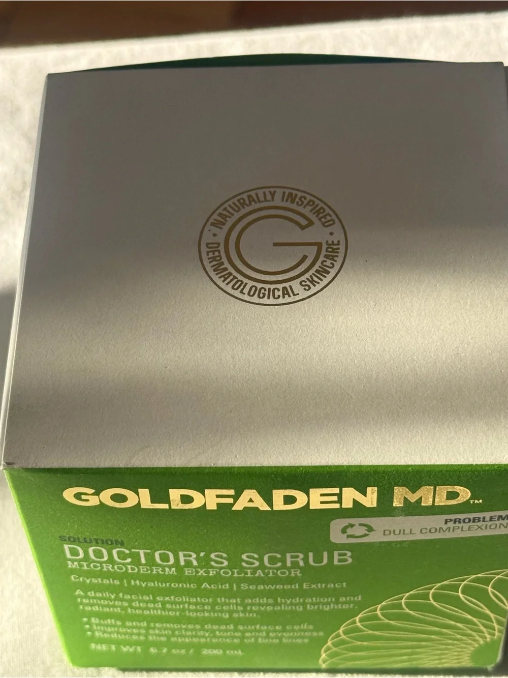 Goldfaden MD Doctor’s Scrub Microderm Exfoliator 6.7 oz Jumbo BNIB